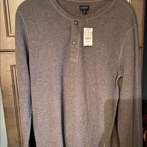 J Crew Long Sleeve Thermal Henley